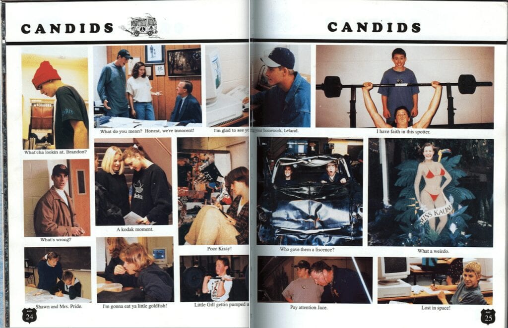 AHS Class of 1996 Candids 2 Open Book