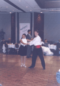 jesse in ballroom competition