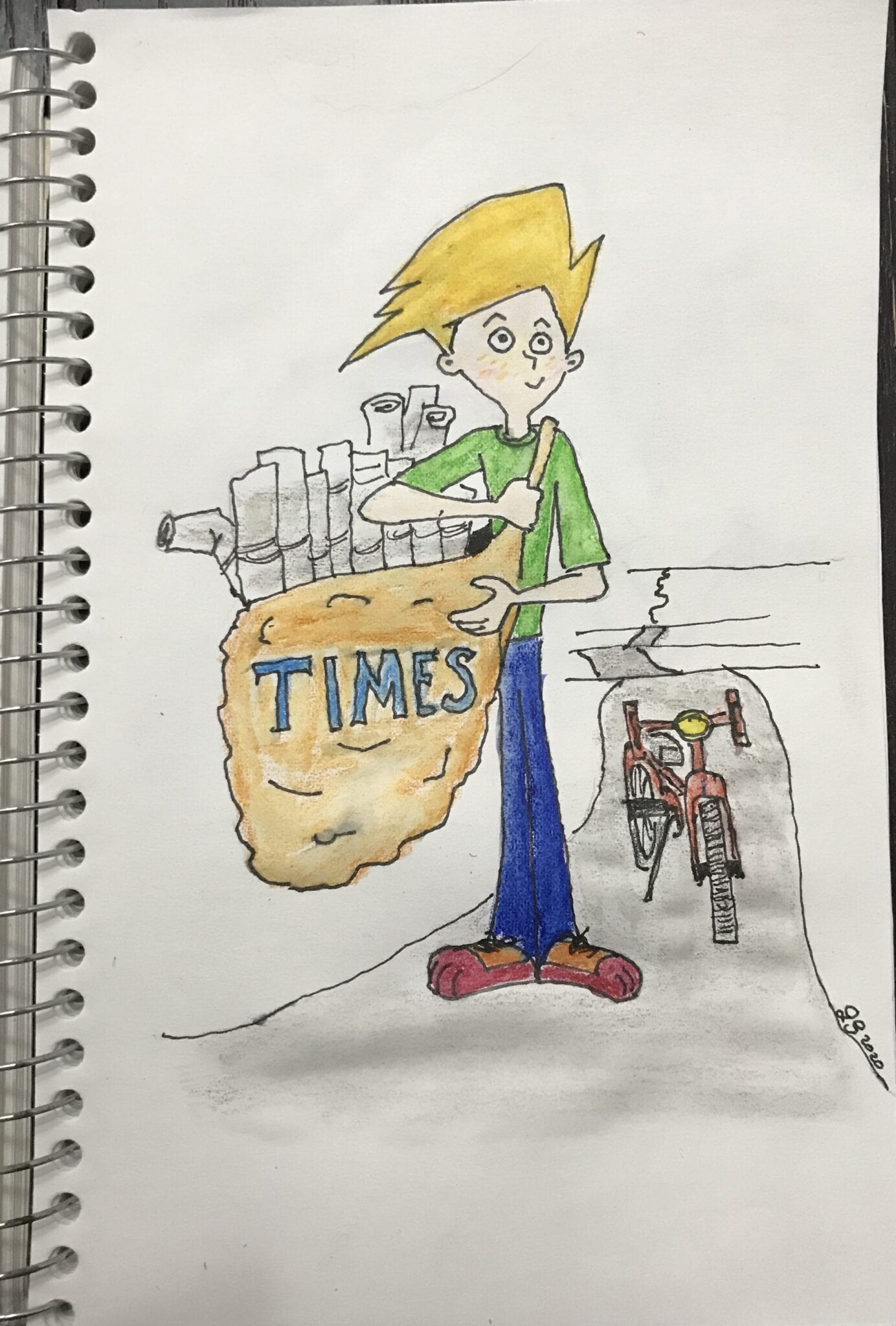 Paper Boy Cartoon